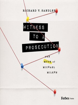 cover image of Witness to a Prosecution